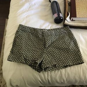Dark green shorts size 10. 3 inch seam. Like new